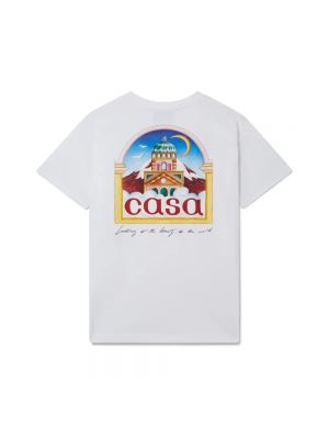 Koszulka z nadrukiem Casablanca biała