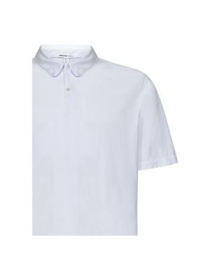 Camisa de ante de tela jersey James Perse blanco