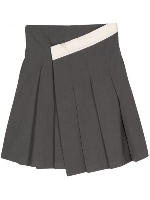 Plisované mini sukně Low Classic šedé