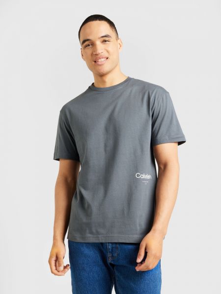 Marškinėliai Calvin Klein pilka