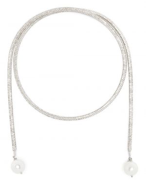 Náhrdelník s perlami Atu Body Couture stříbrný