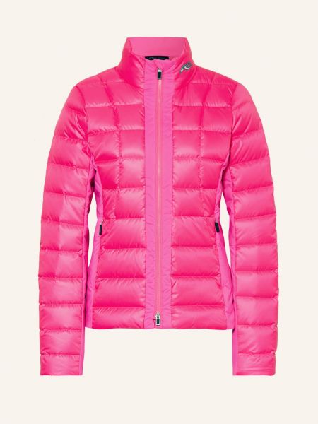 Péřová lyžařská bunda Kjus růžová
