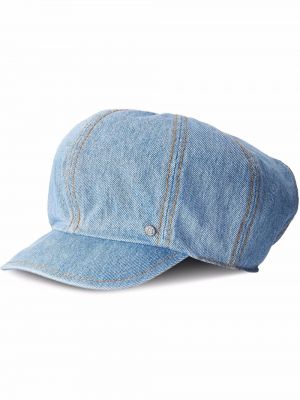 Джинсовая кепка Maison Michel, синий