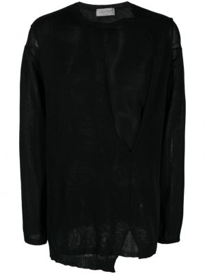 Пуловер Yohji Yamamoto черно