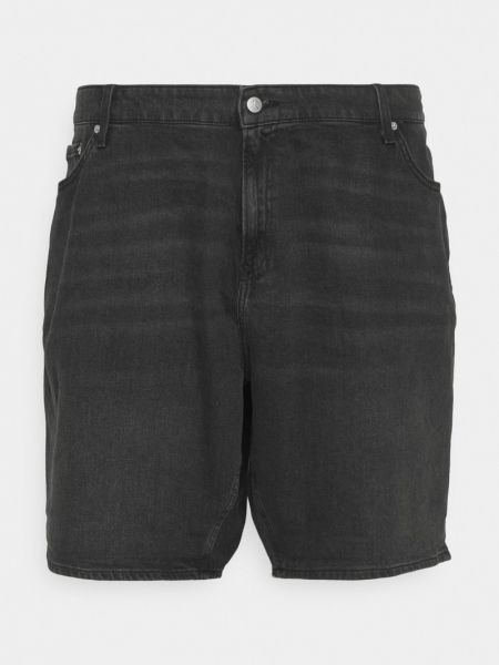Czarne szorty jeansowe Calvin Klein Jeans Plus