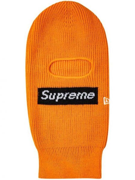 Strick mütze Supreme orange