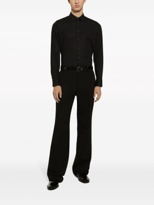Oblek relaxed fit Dolce & Gabbana černý