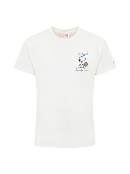 Haftowana koszulka w serca Mc2 Saint Barth biała