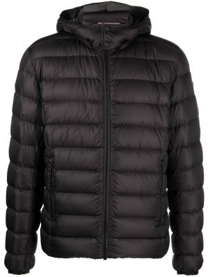 Prošívaná péřová bunda na zip s kapucí Colmar černá