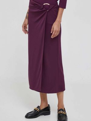 Midi sukně Sisley fialové