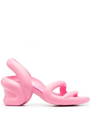 Sandály s otevřenou patou Camper růžové