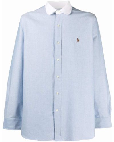 Camiseta con botones de tela jersey Polo Ralph Lauren gris
