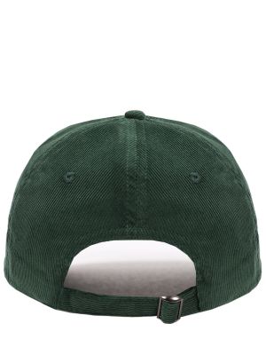 Вельветовая кепка Sporty And Rich зеленая