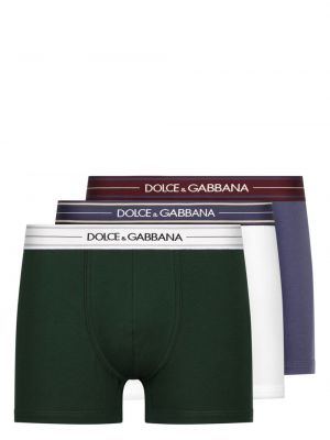 Bavlněné boxerky Dolce & Gabbana černé