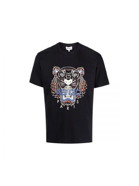Sportska majica s uzorkom tigra Kenzo crna
