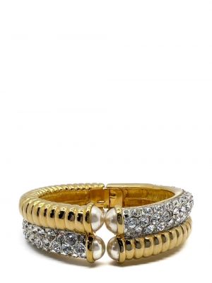 Zapestnica s kristali Jennifer Gibson Jewellery zlata