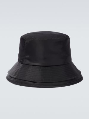 Найлонова шапка Sacai черно