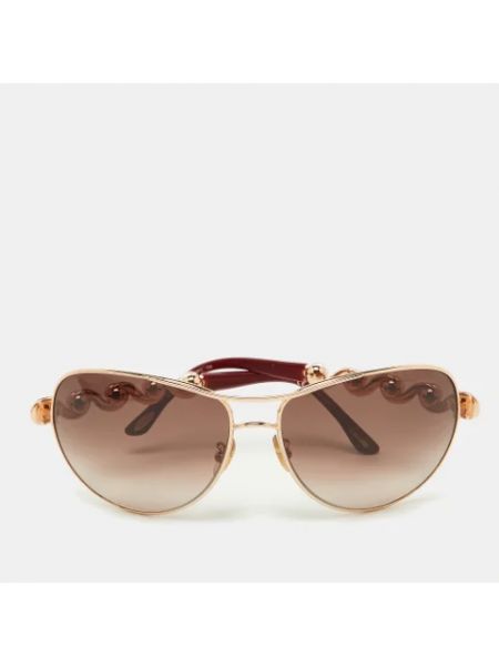 Okulary przeciwsłoneczne Chopard Pre-owned brązowe