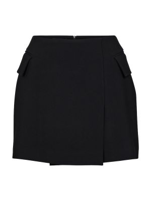 Saténové mini sukně Alex Perry černé