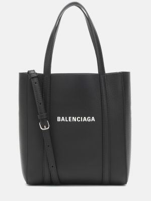Кожаная сумка Balenciaga черная
