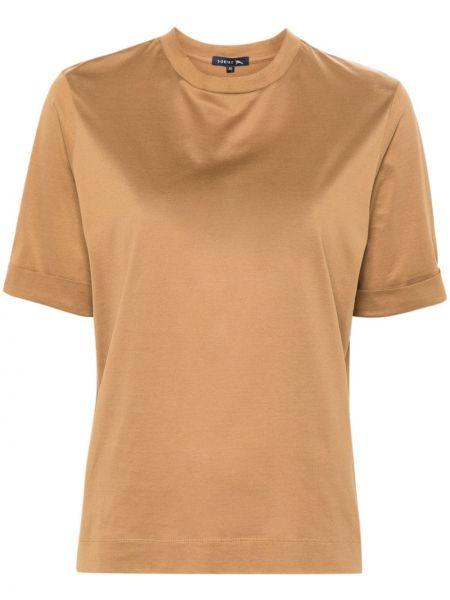 Medvilninis marškinėliai Soeur ruda