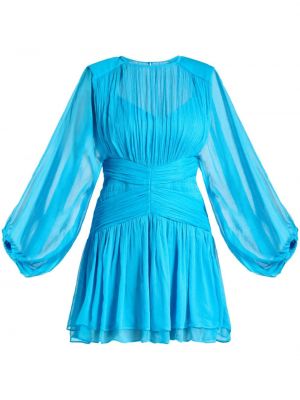 Rochie de cocktail plisată Shona Joy albastru