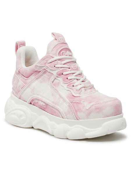 Batikolt sneakers Buffalo rózsaszín