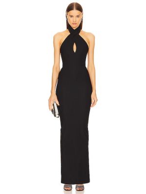 Vestido largo Michael Costello negro