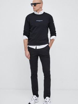 Spodnie dopasowane Calvin Klein czarne