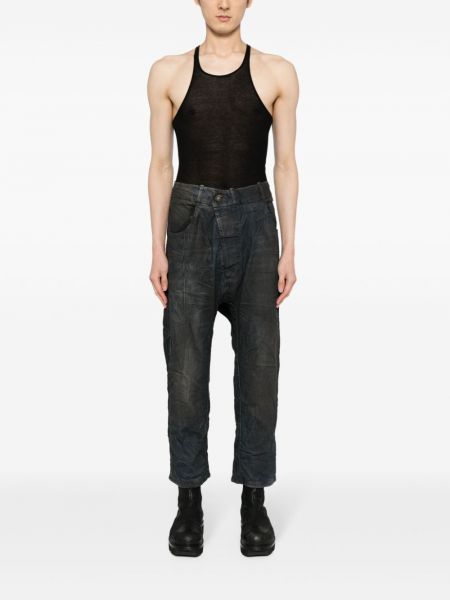 Asymmetrische jeans Boris Bidjan Saberi schwarz