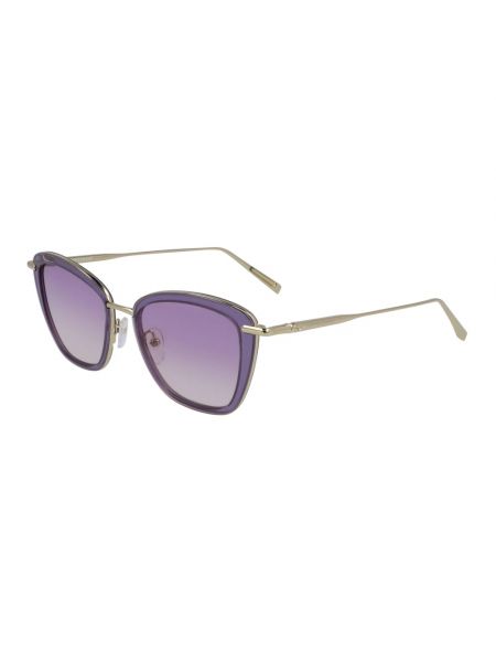 Okulary przeciwsłoneczne gradientowe Longchamp fioletowe