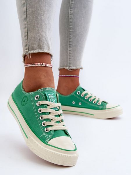 Кросівки у зірочку Big Star Shoes зелені