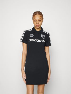 Платье из джерси Adidas Originals черное