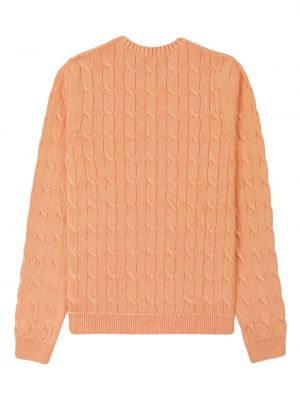 Siuvinėtas megztinis Sporty & Rich oranžinė