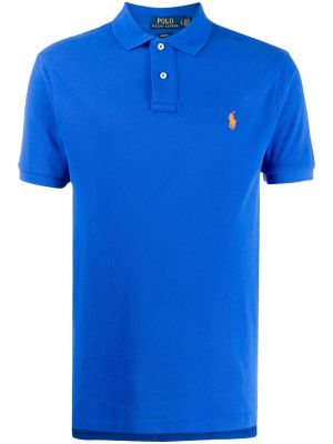 Hímzett pólóing Polo Ralph Lauren kék