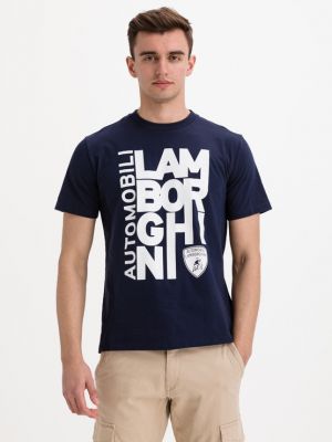 T-shirt Lamborghini blau