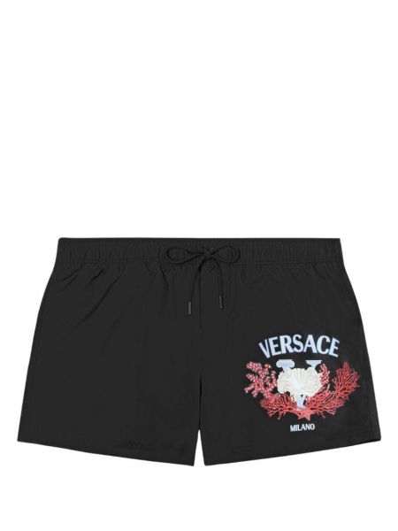 Shorts mit print Versace schwarz