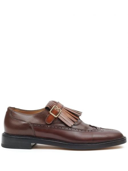 Leder brogue Maison Margiela braun