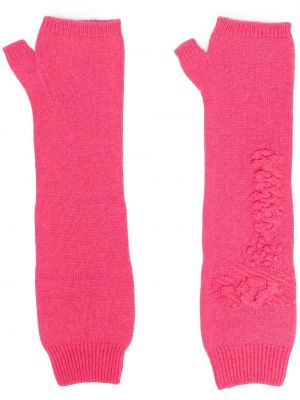 Кашмирени ръкавици Barrie розово