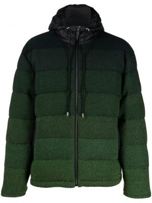 Pernata jakna s kapuljačom Missoni zelena