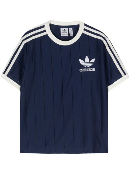 T-shirt de sport en cuir en coton à imprimé Adidas