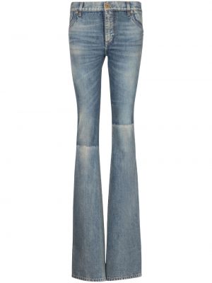 Low waist bootcut jeans ausgestellt Balmain blau
