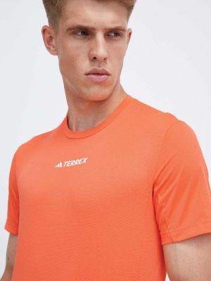 Sportska majica kratki rukavi Adidas Terrex narančasta