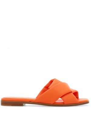 Кожени ниски обувки Ferragamo оранжево