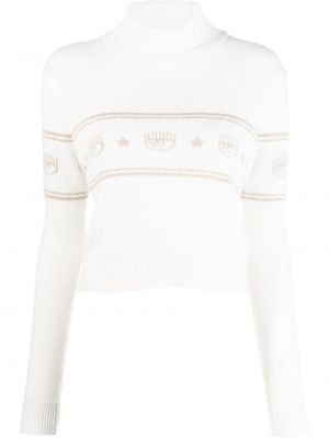 Sweter Chiara Ferragni biały