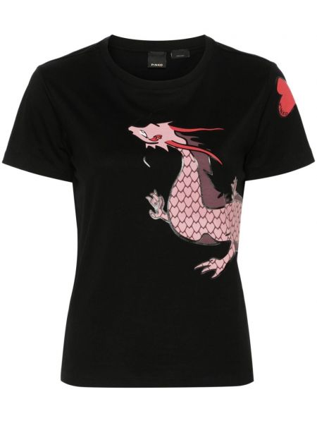 Μπλούζα με σχέδιο Pinko μαύρο