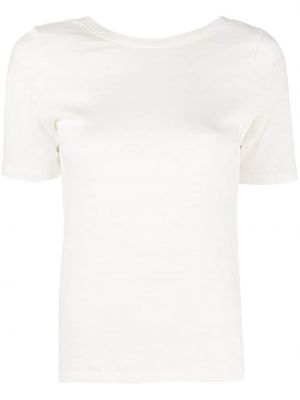 Bavlněné tričko Ba&sh bílé
