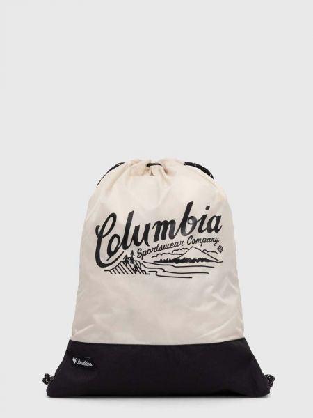 Plecak z nadrukiem Columbia beżowy