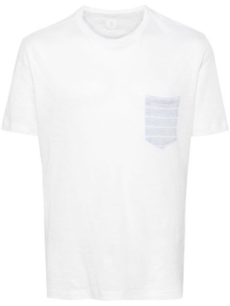 Lininis marškinėliai su kišenėmis Eleventy