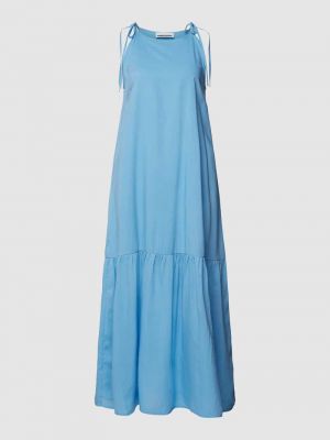 Sukienka długa z lyocellu Armedangels niebieska
